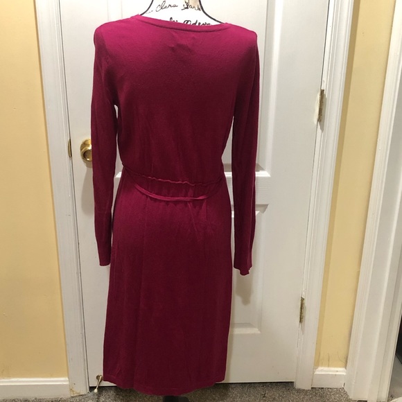 Long sleeved Burgundy Women’s Maternity Sweater Dress-Motherhood Maternity- $20 - Picture 7 of 7